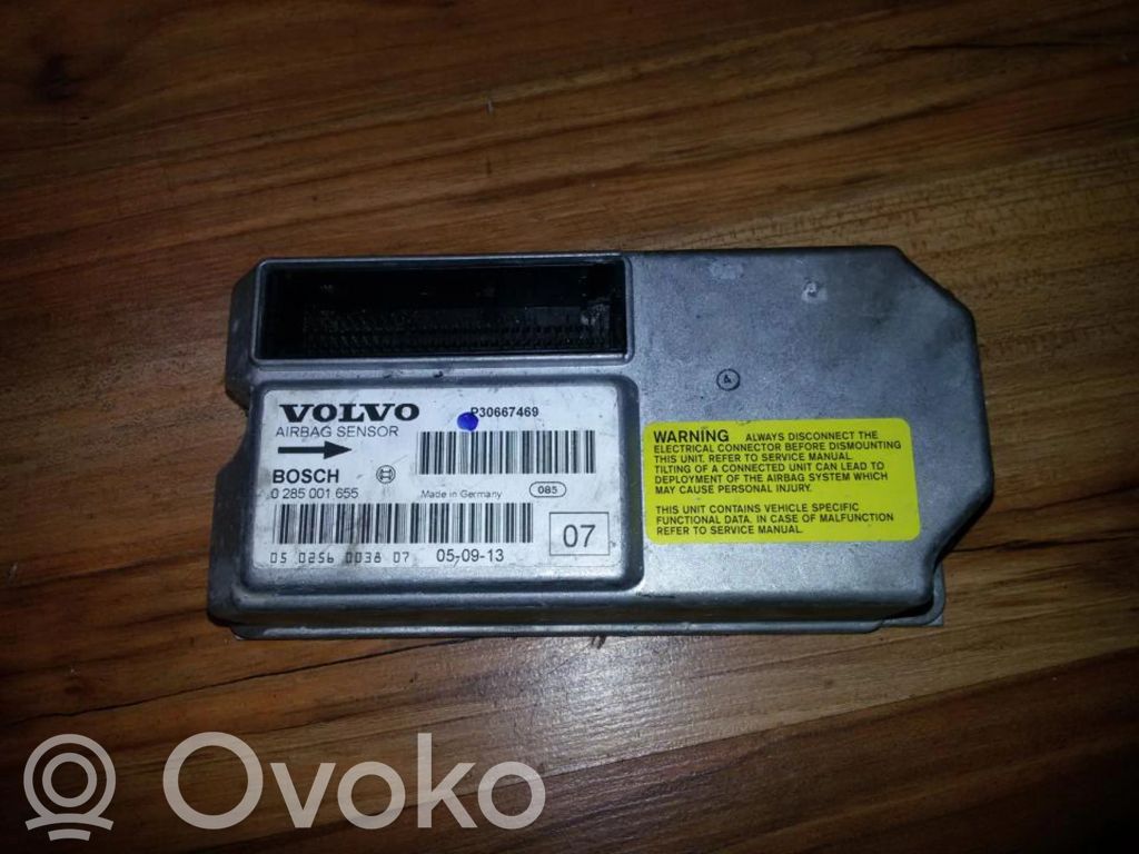 Volvo V70 Centralina/modulo airbag 