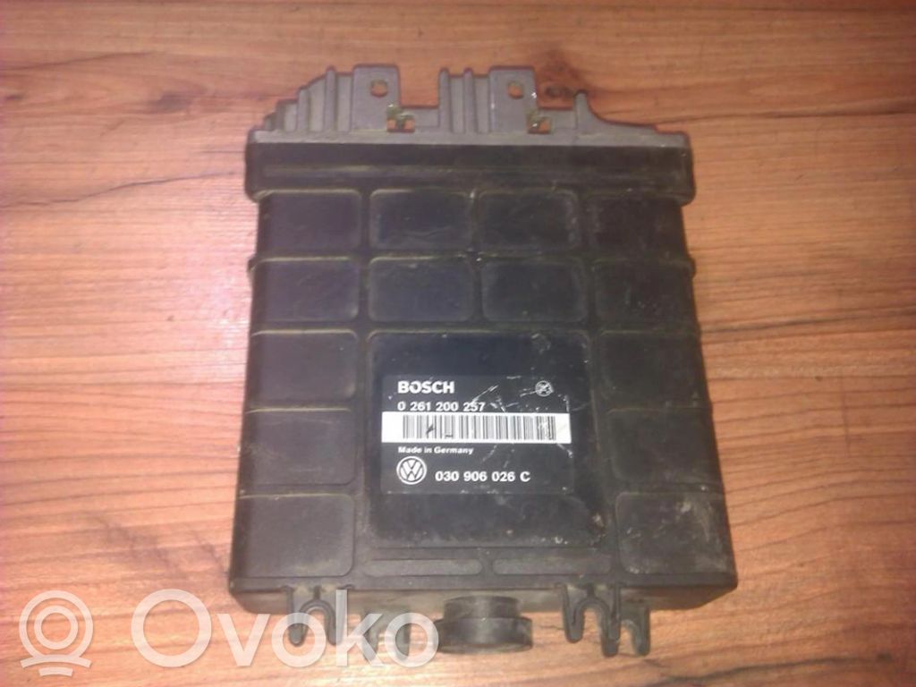 Engine control unit/module   0261200257,030906026C,0261200257,030906026C