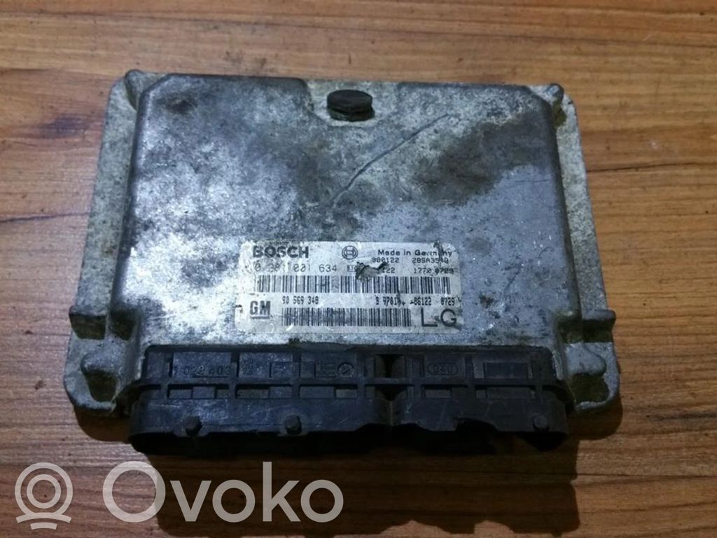 Engine control unit/module   0281001634,GM90569348,0281001634,17700729,28SA3549,861220729,980122,B971,GM90569348