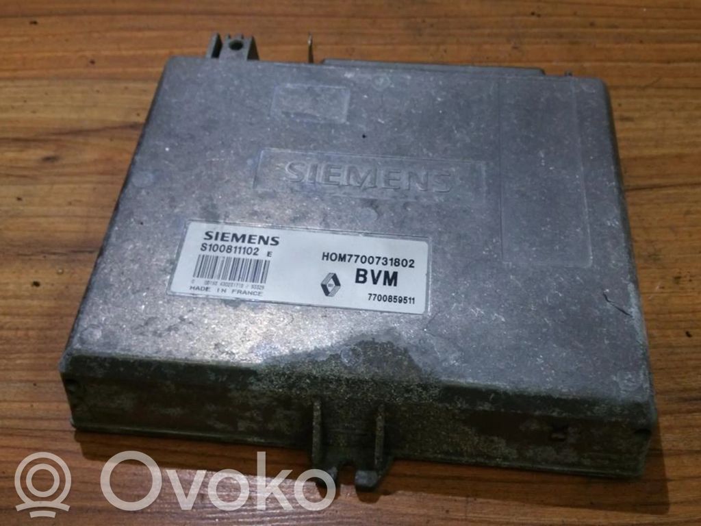 Unidad de control/módulo del motor   HOM7700731802,7700859511,7700859511,HOM7700731802,S100811102E