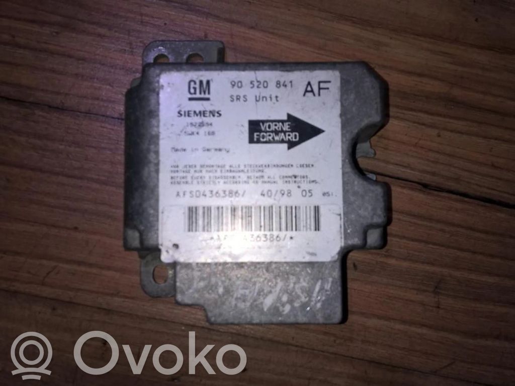 Opel Astra G Centralina/modulo airbag 
