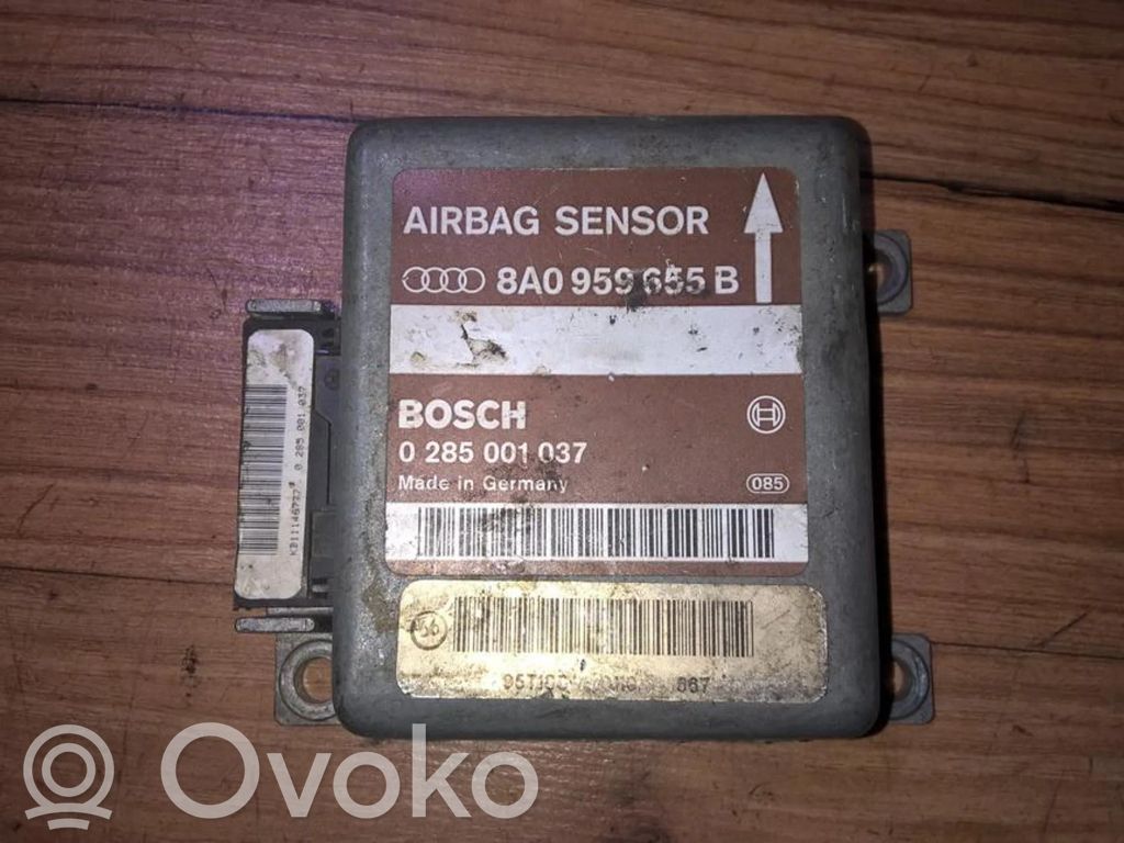 Turvatyynyn ohjainlaite/moduuli   8A0959655B,0285001037,0285001037,8A0959655B