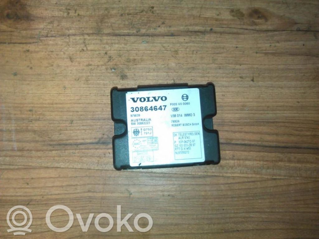 Volvo S40, V40 Centralina/modulo immobilizzatore 