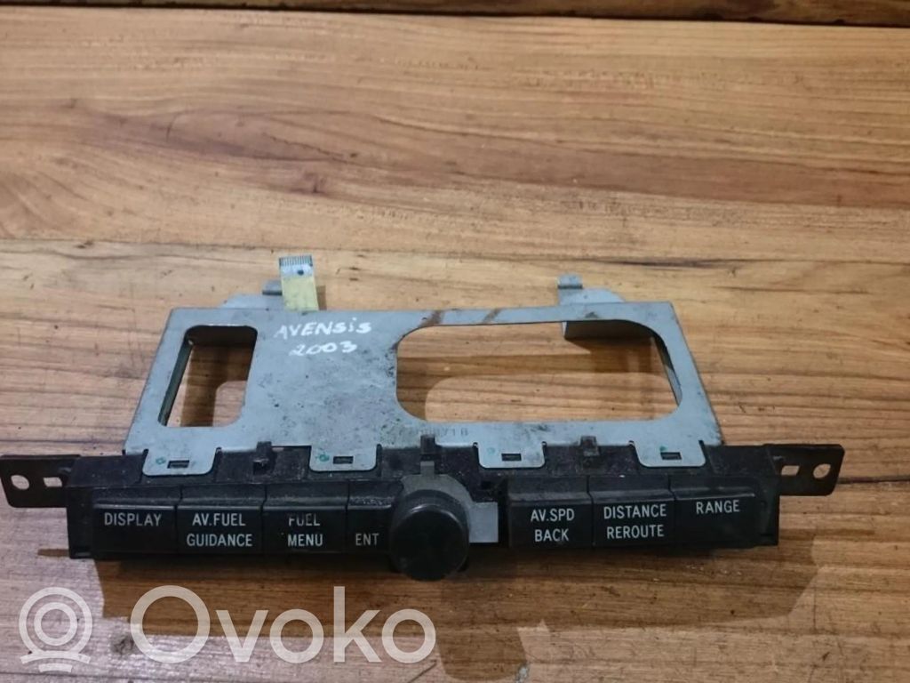Toyota Avensis T250 Commutateur d'ordinateur de bord