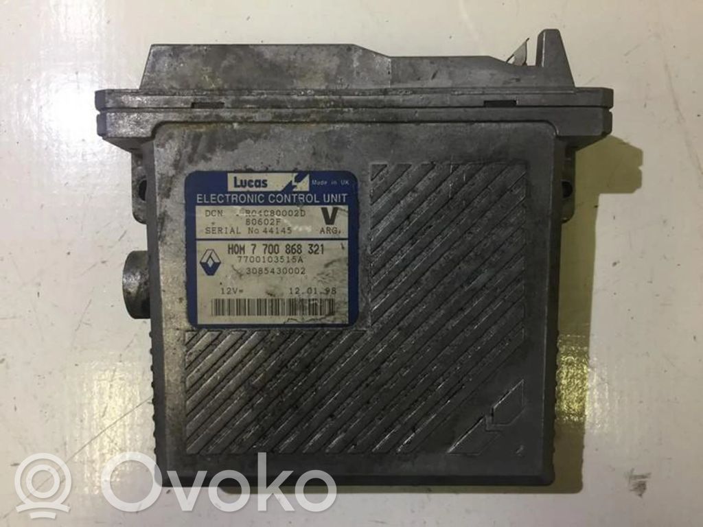 Engine control unit/module   HOM7700868321,HOM7700868321