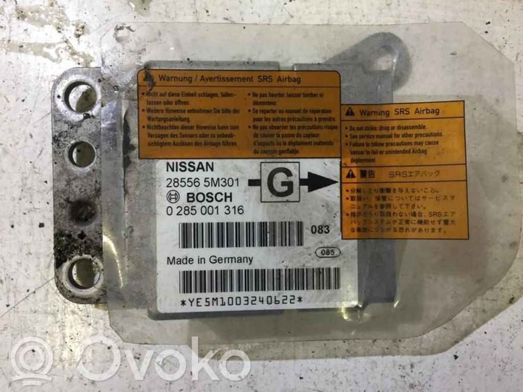 Nissan Almera N16 Module de contrôle airbag