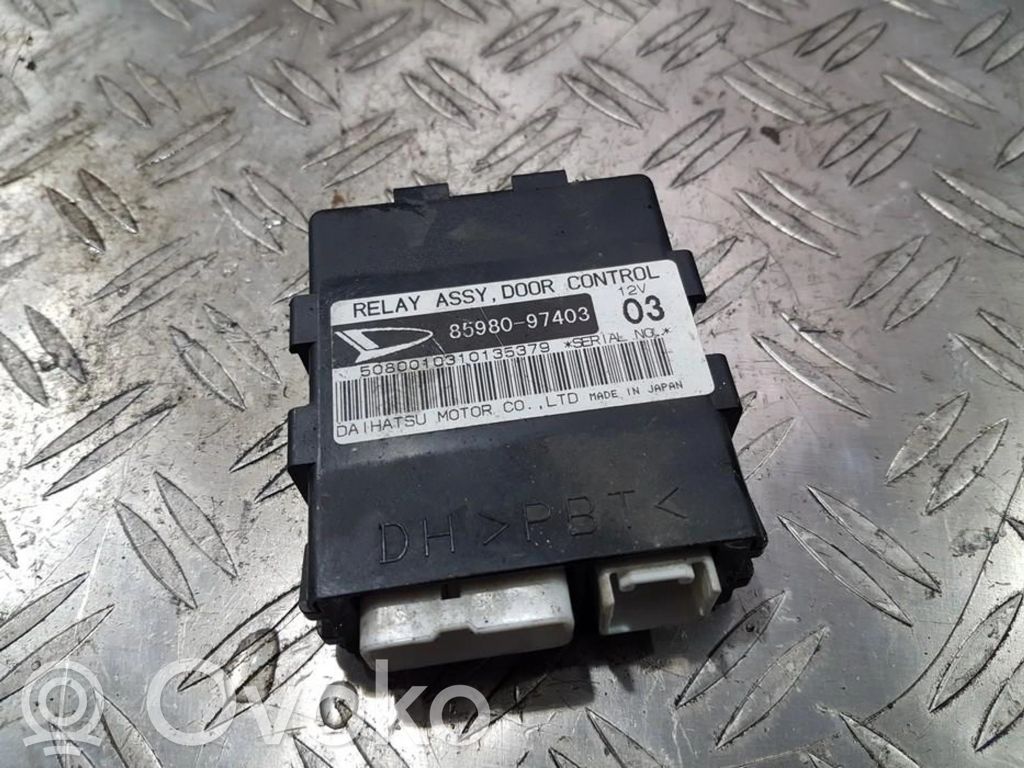 Daihatsu Sirion Inne komputery / moduły / sterowniki