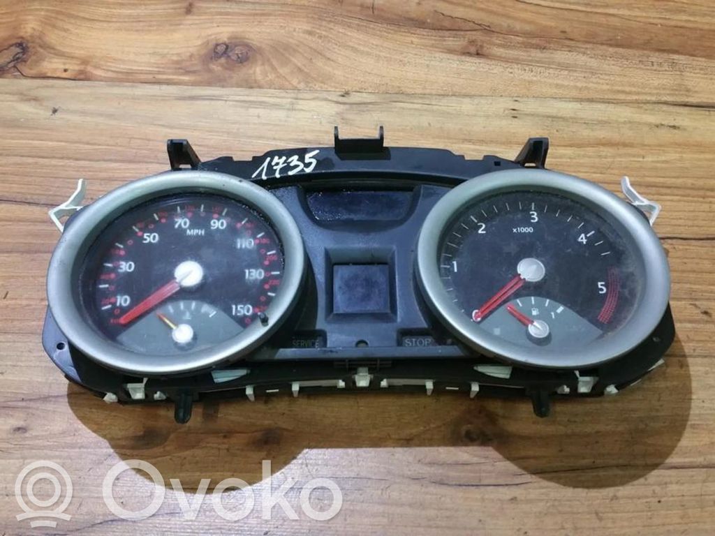 Renault Megane II Tachimetro (quadro strumenti) 