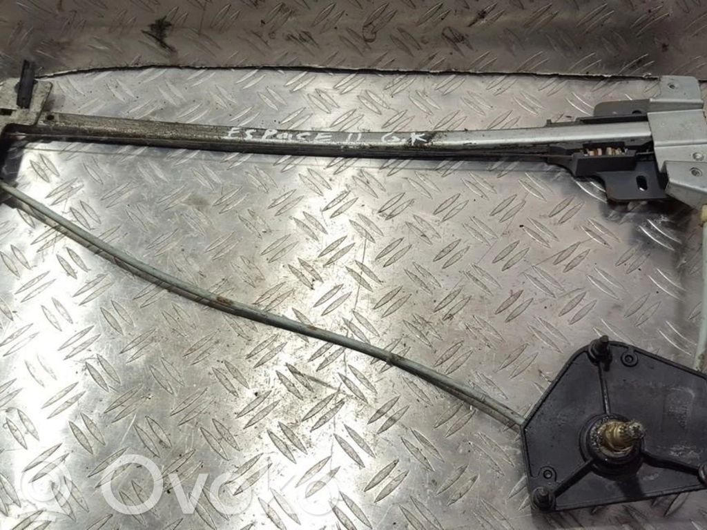Regulador con motor de la ventanilla de la puerta corredera
