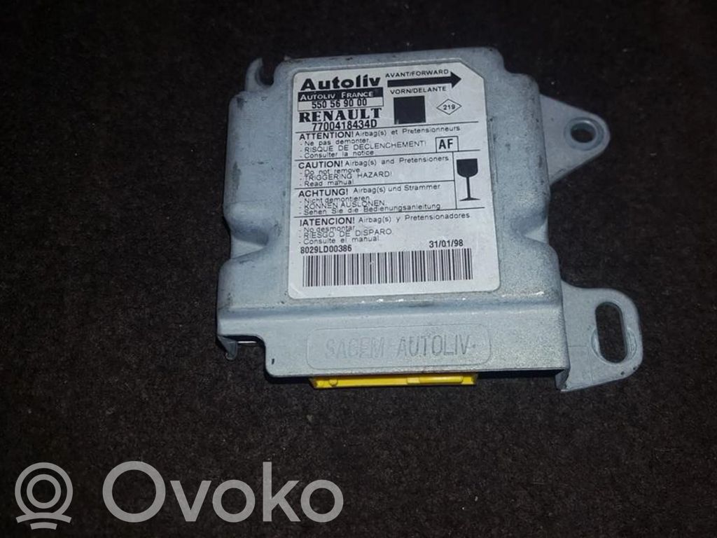 Unidad de control/módulo del Airbag   7700418434D,550569000,550569000,7700418434D