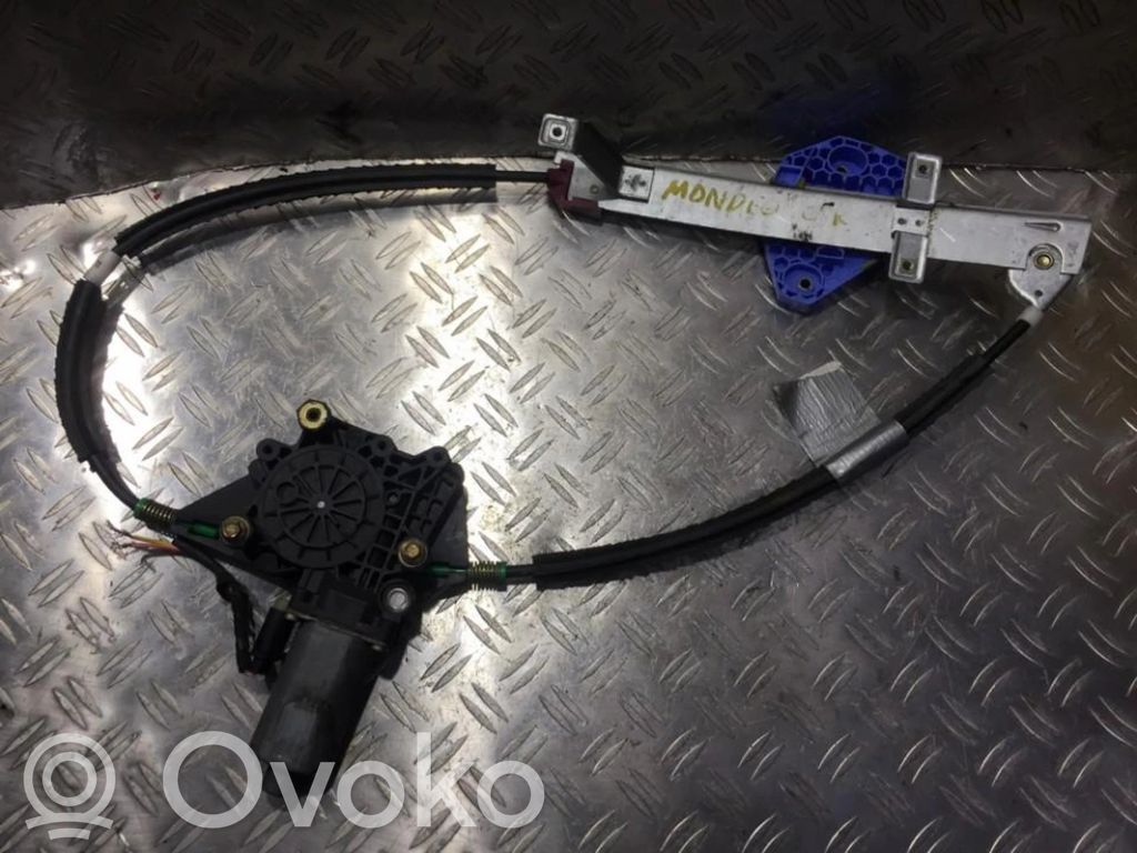 Regulador con motor de la ventanilla de la puerta corredera