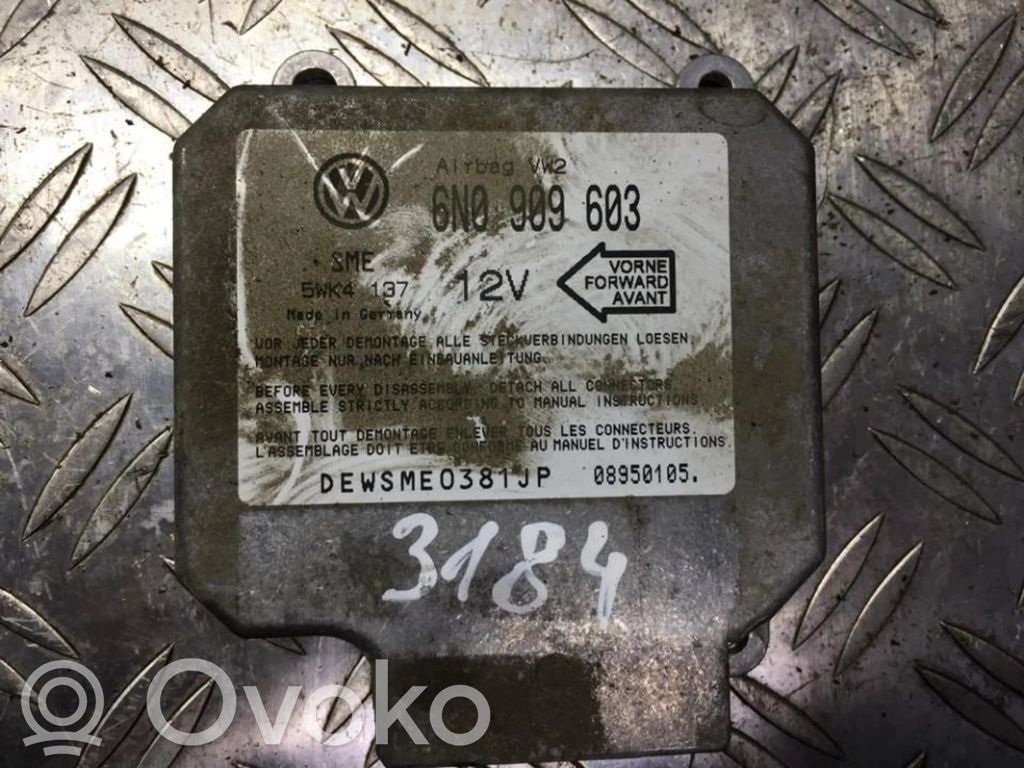 Centralina/modulo airbag   6N0909603,5WK4137,08950105,5WK4137,6N0909603