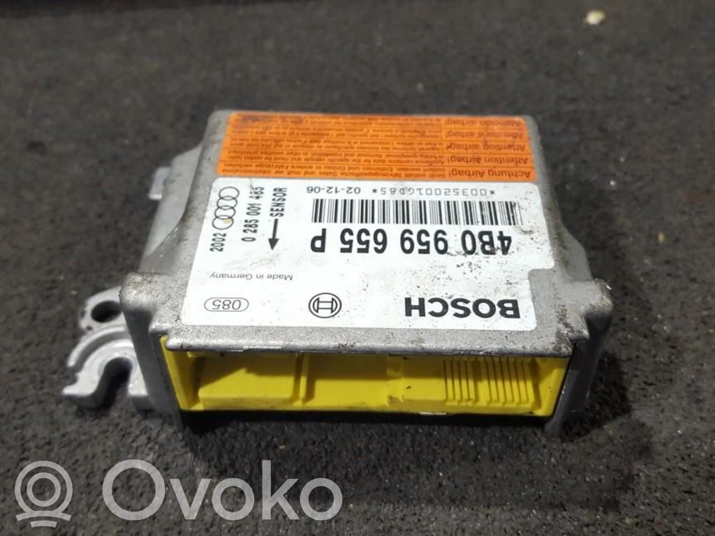Unidad de control/módulo del Airbag   4B0959655P,0285001485,0285001485,4B0959655P