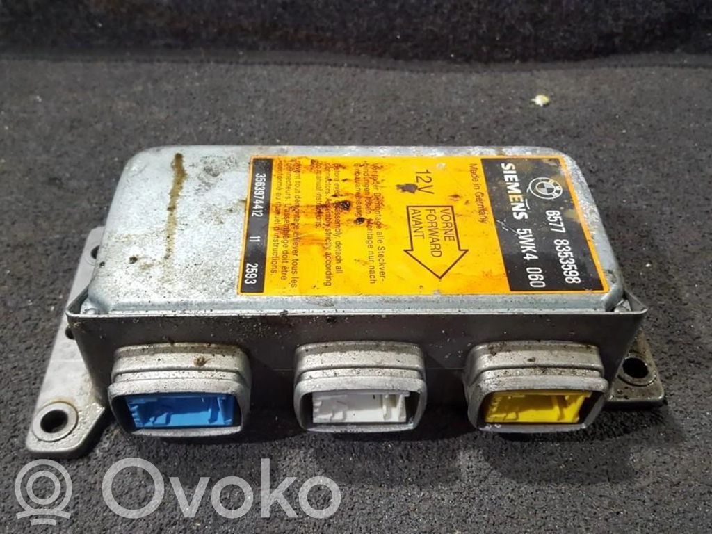 Module de contrôle airbag   65778353598,5WK4060,5WK4060,65778353598