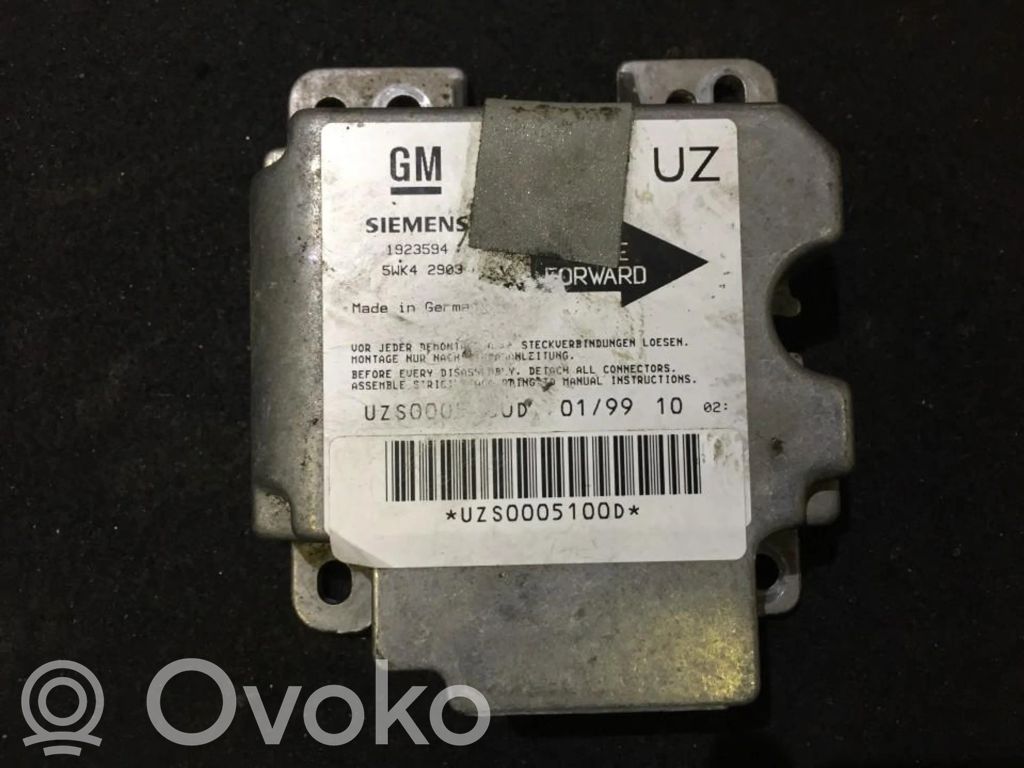 Opel Omega B1 Sterownik / Moduł Airbag 