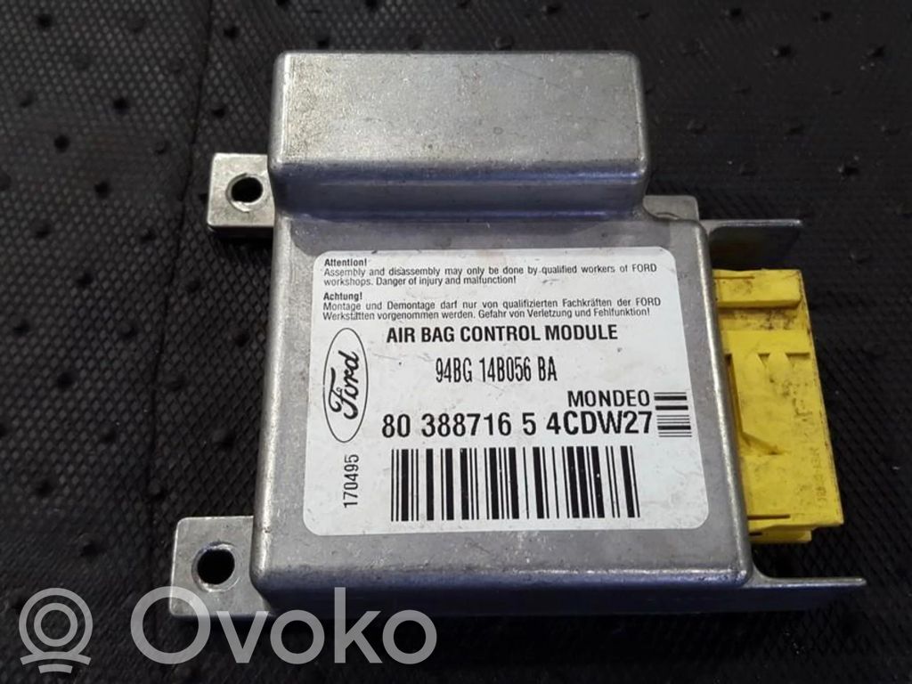 Ford Mondeo MK I Unitate/modul de comandă airbaguri 