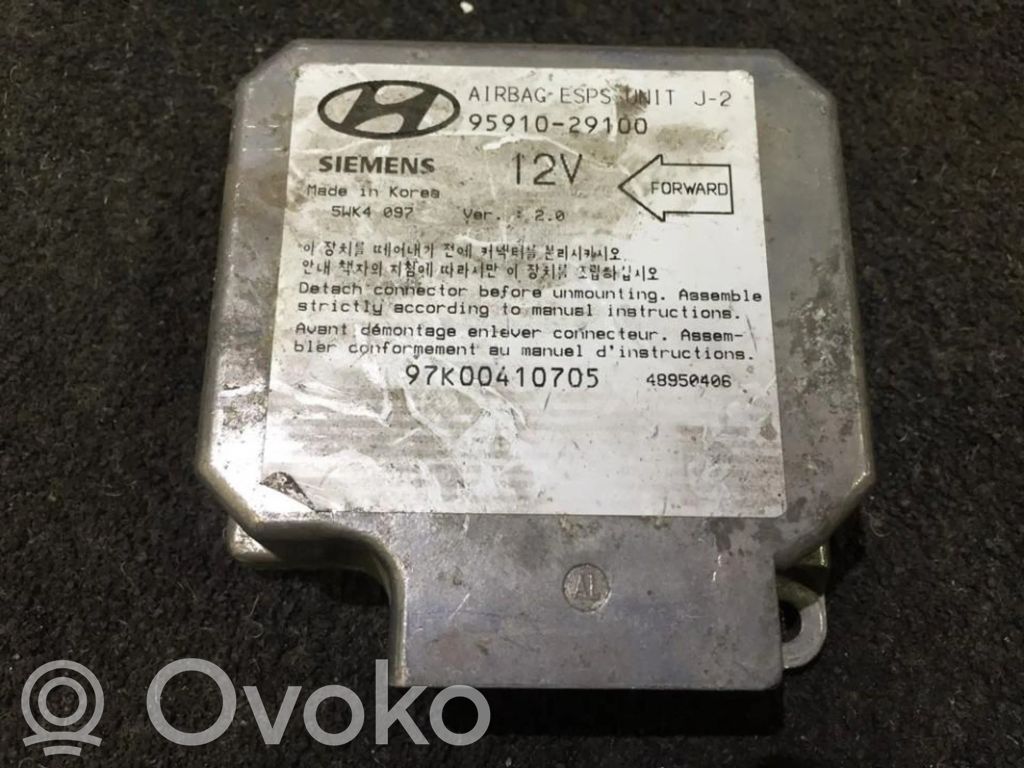Hyundai Lantra I Turvatyynyn ohjainlaite/moduuli 
