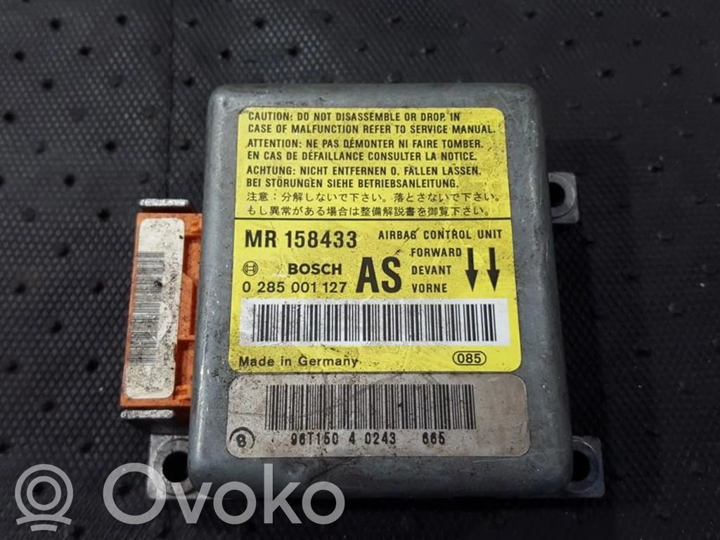 Module de contrôle airbag   MR158433,0285001127,MR158433