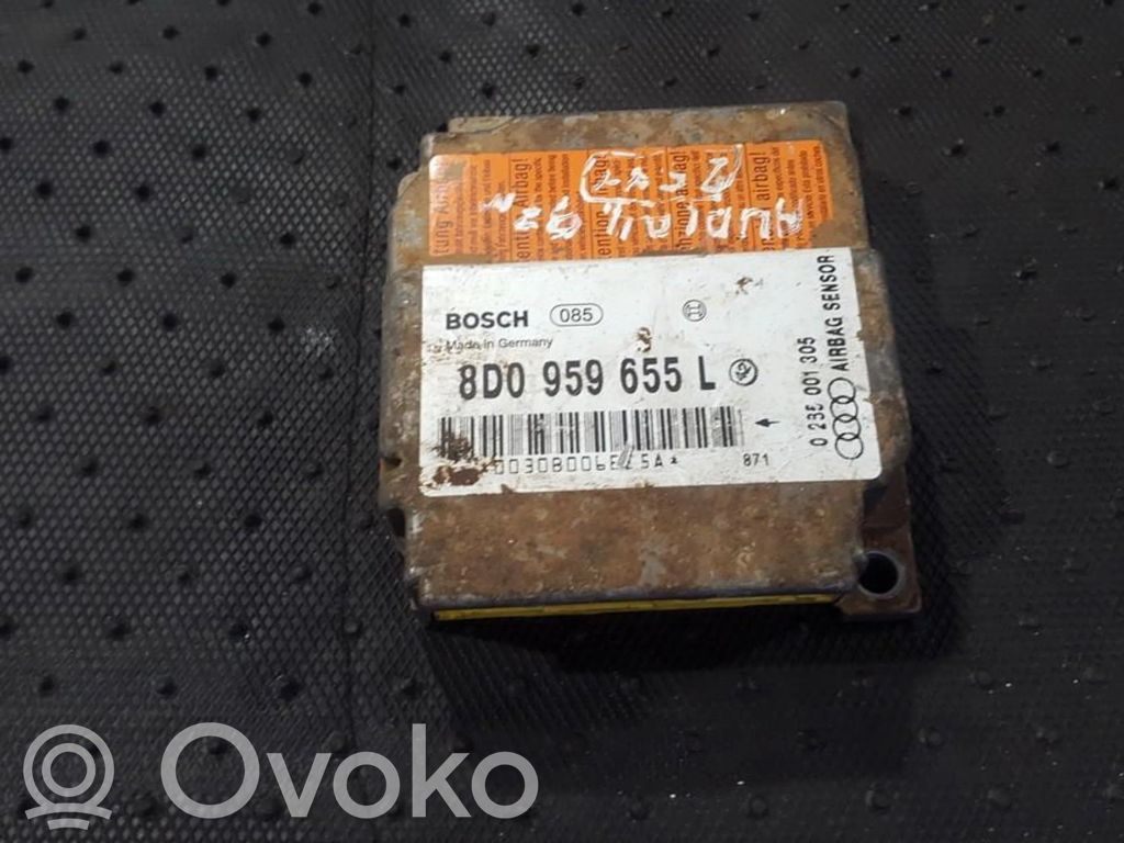 Sterownik / Moduł Airbag   8D0959655L,0235001305,0235001305,8D0959655L