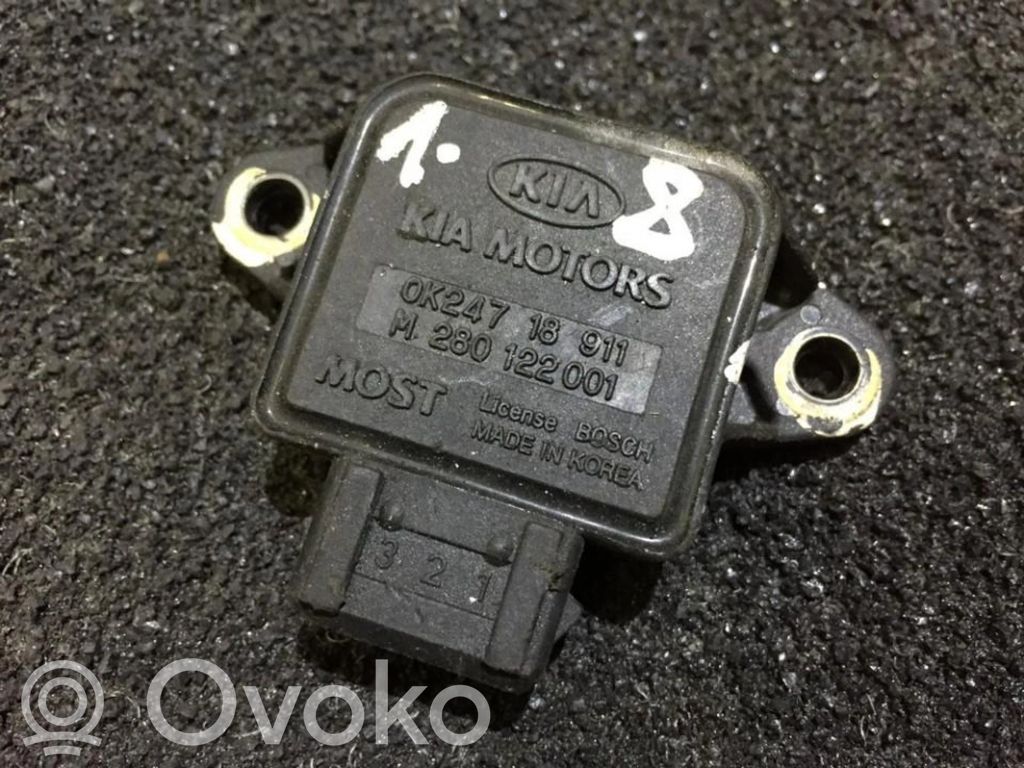 KIA Clarus Sensor de posición de la válvula de mariposa 