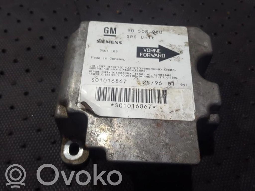 Module de contrôle airbag   90508980,5WK4169,5WK4,90508980