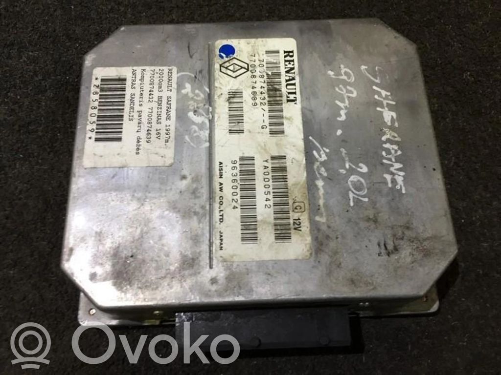Engine control unit/module   7700874432,7700874432,7700874689,96360024,YA000542