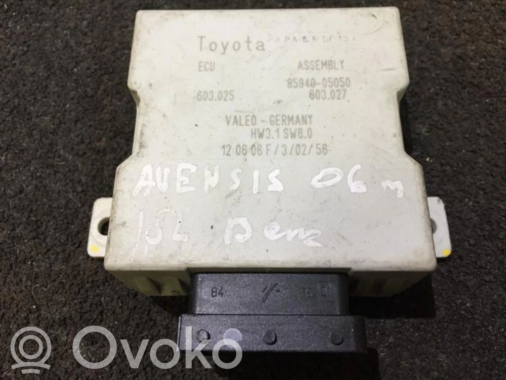 Toyota Avensis T250 Relè tergicristallo 