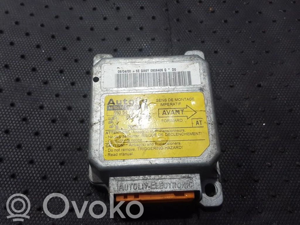 Peugeot 206 Module de contrôle airbag