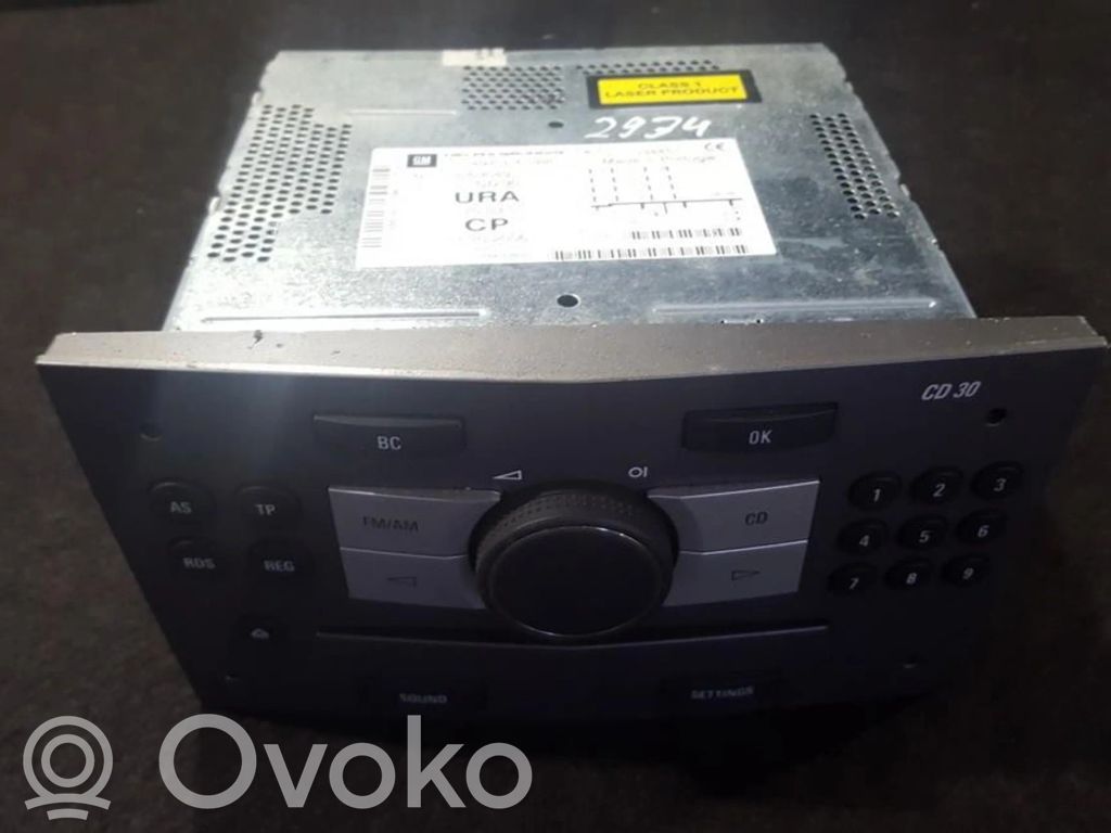 Opel Zafira B Unità principale autoradio/CD/DVD/GPS