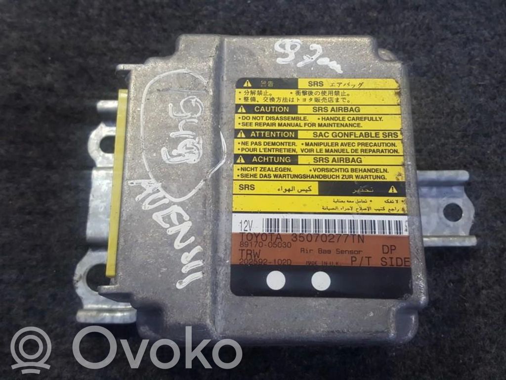 Toyota Avensis T220 Unitate/modul de comandă airbaguri