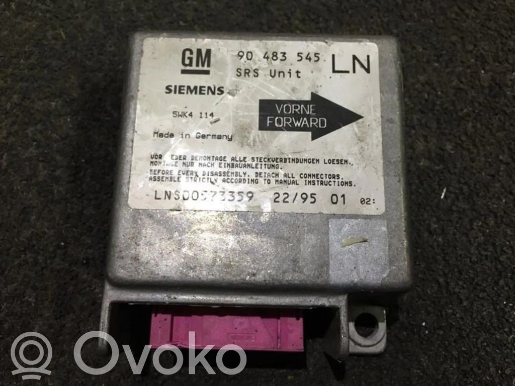 Opel Corsa B Sterownik / Moduł Airbag 