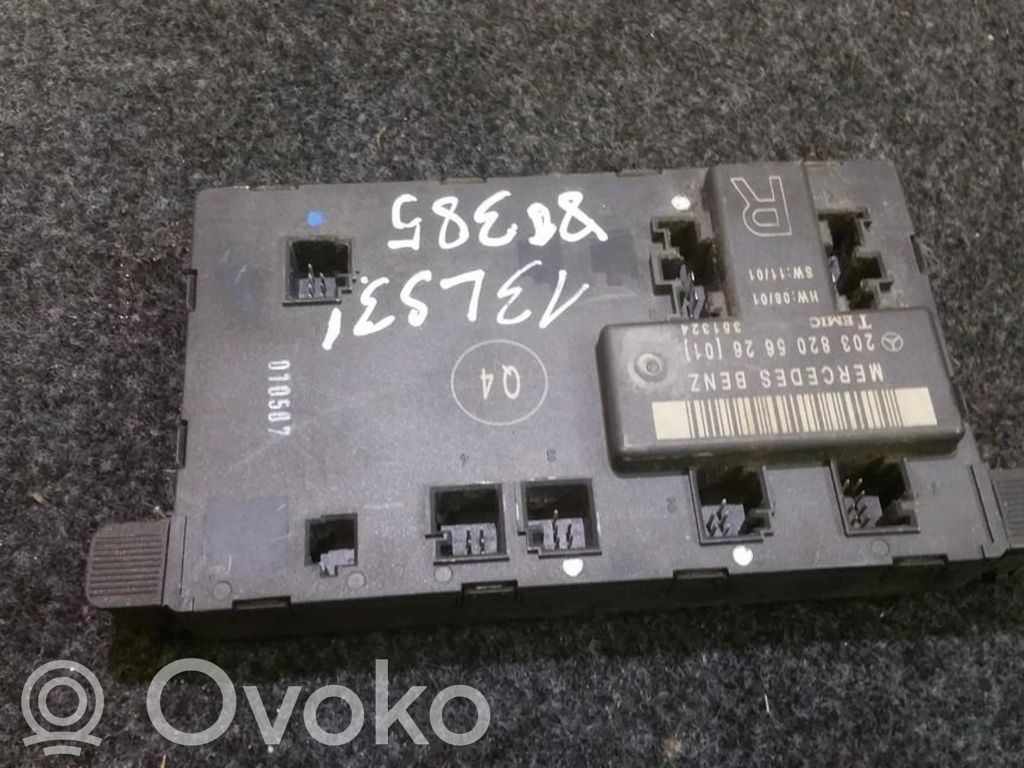 Mercedes-Benz C W203 Centralina/modulo portiere 