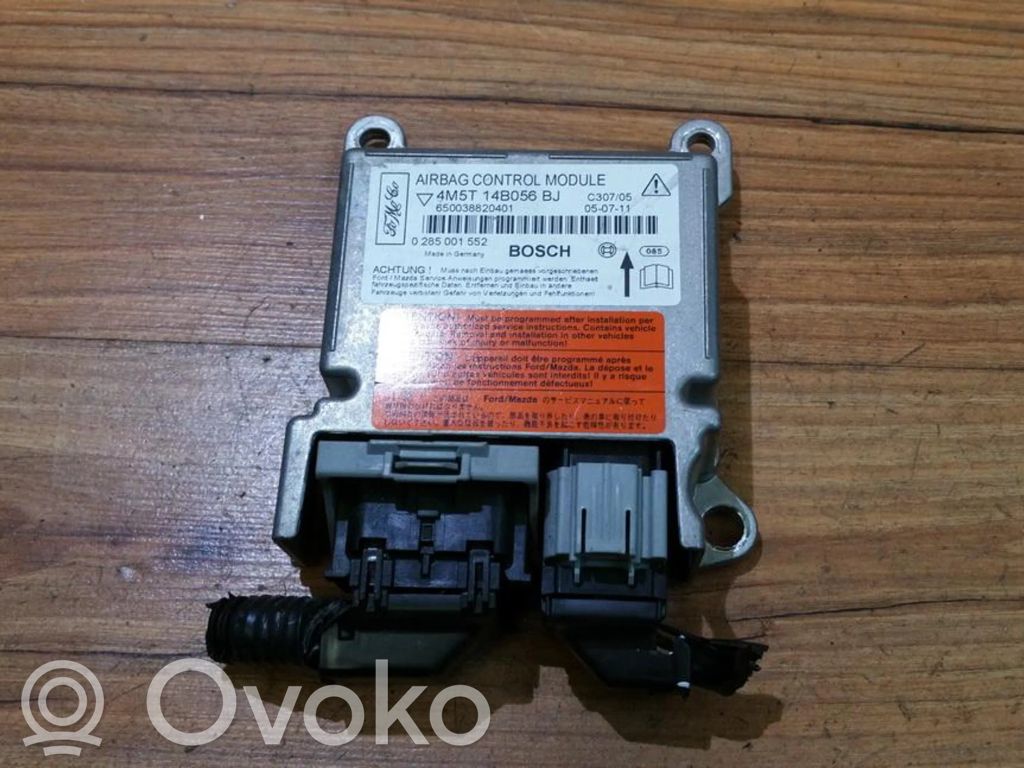 Unitate/modul de comandă airbaguri   0285001552,4M5T14B056BJ,0285001552,4M5T14B056BJ