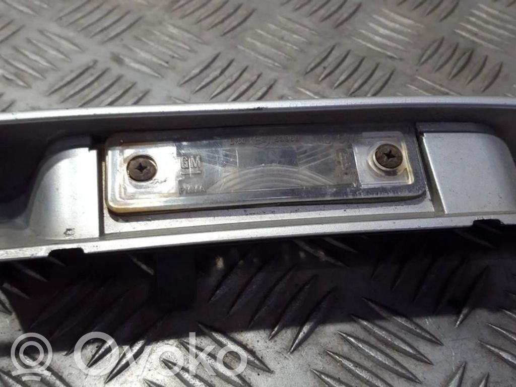 Opel Vectra B Éclairage de plaque d'immatriculation 