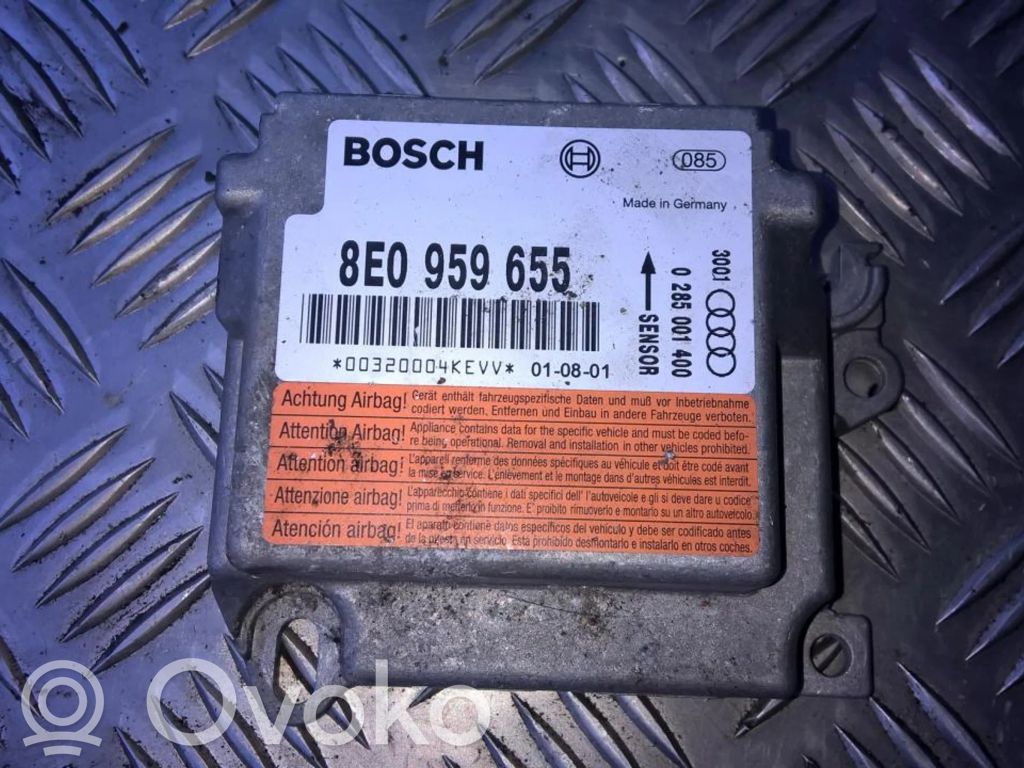 Centralina/modulo airbag   8E0959655,0285001400,0285001400,8E0959655