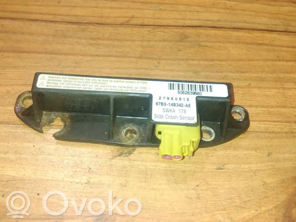Airbagsensor Crashsensor Drucksensor   97BG14B342AE,97BG14B342AE