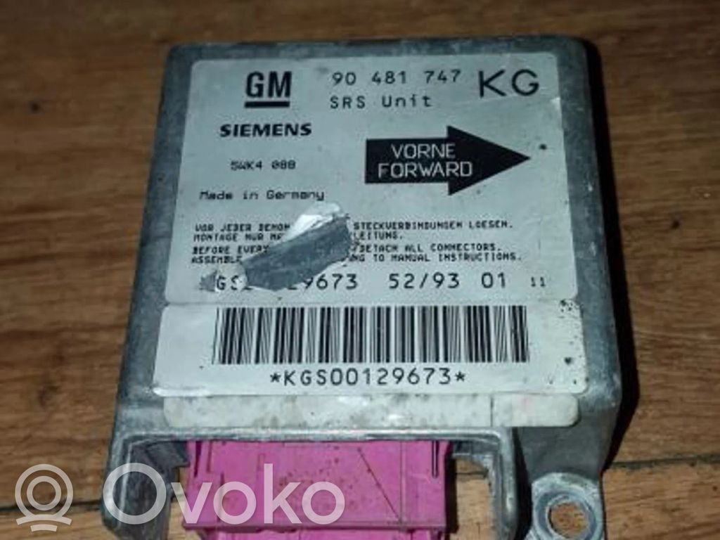 Opel Corsa B Airbag control unit/module 