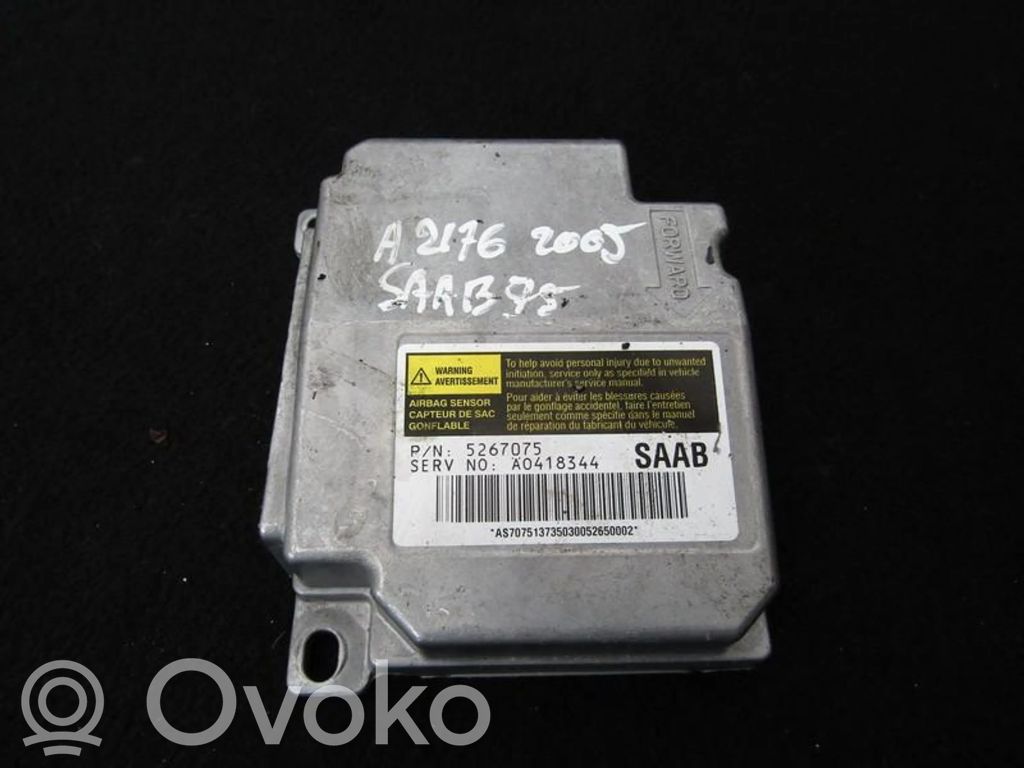 Airbag control unit/module   5267075,A0418344,5267075,A0418344