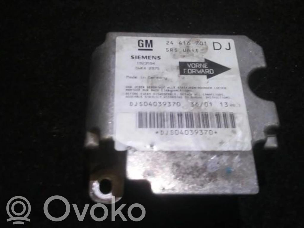 Opel Vectra B Unitate/modul de comandă airbaguri 