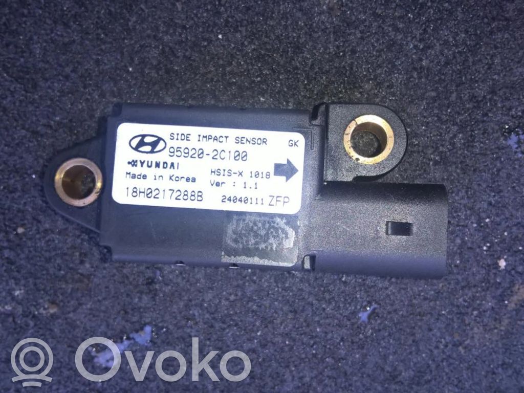 Hyundai Coupe Sensore d’urto/d'impatto apertura airbag 