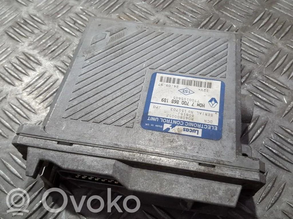 Engine control unit/module   HOM7700868189,7700105605,HOM7700868189,R04080005F