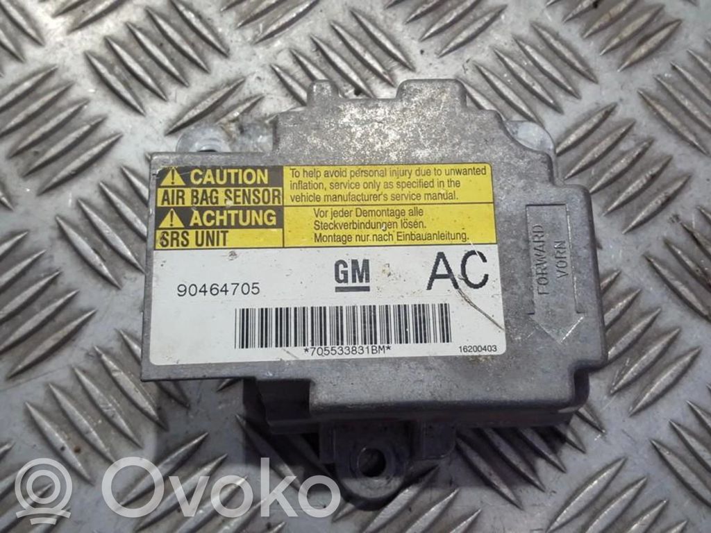 Opel Vectra B Sterownik / Moduł Airbag 