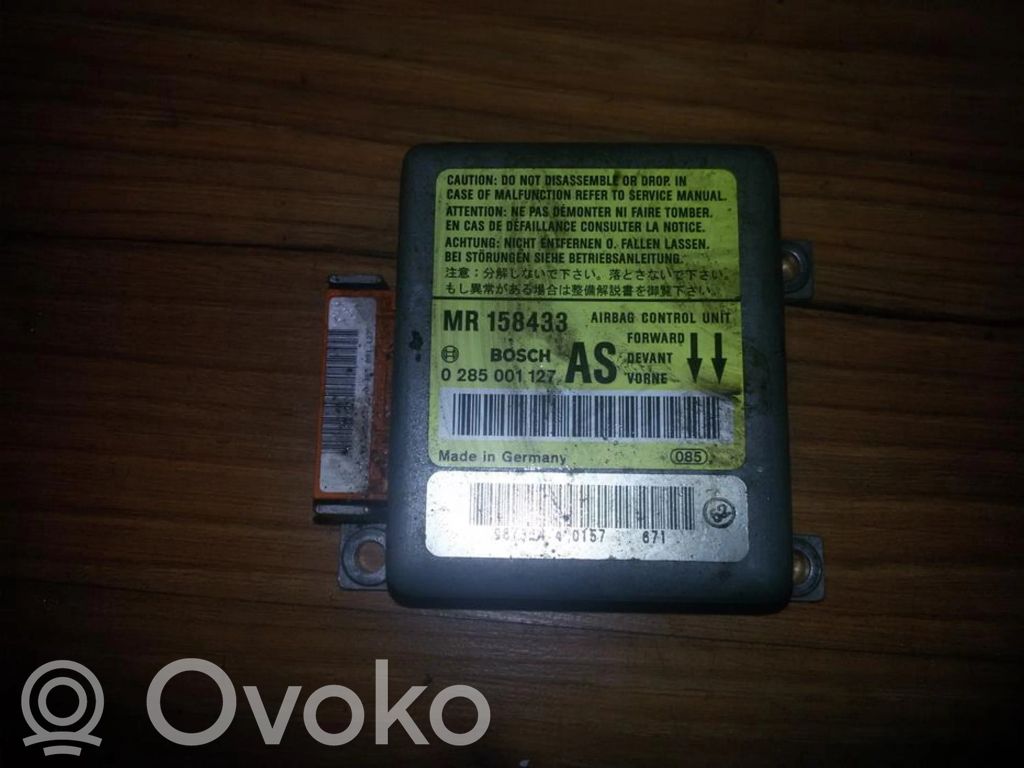 Centralina/modulo airbag   MR158433,0285001127,0285001127,MR158433