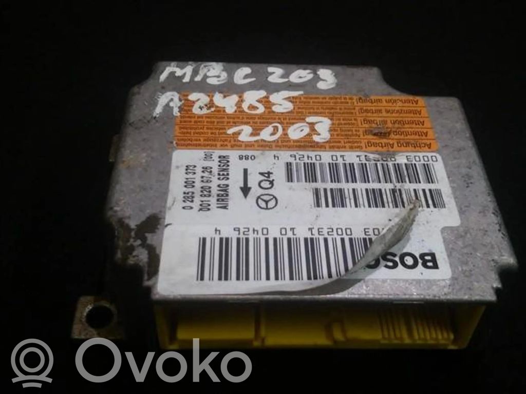 Mercedes-Benz C W203 Centralina/modulo airbag 