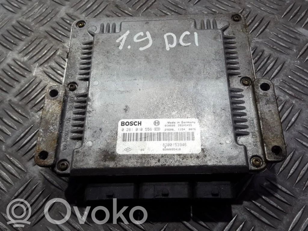 Unidad de control/módulo del motor   0281010556,8200153946,0281010556,8200095416,8200153946