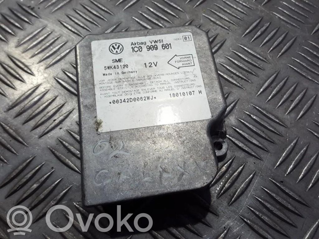 Module de contrôle airbag   1C0909601,5WK43120,1C0909601,5WK43120