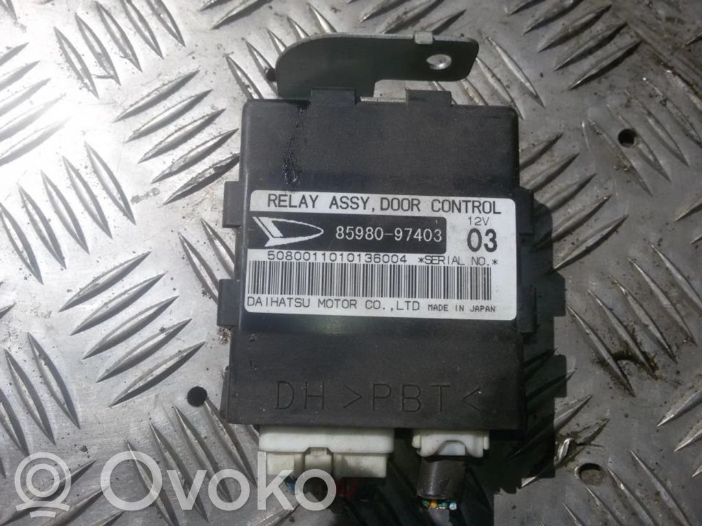 Daihatsu Sirion Inne komputery / moduły / sterowniki