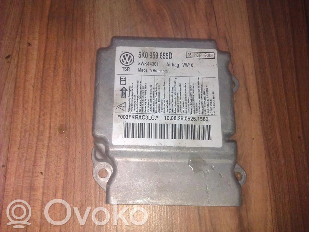 Volkswagen Golf VI Unitate/modul de comandă airbaguri 