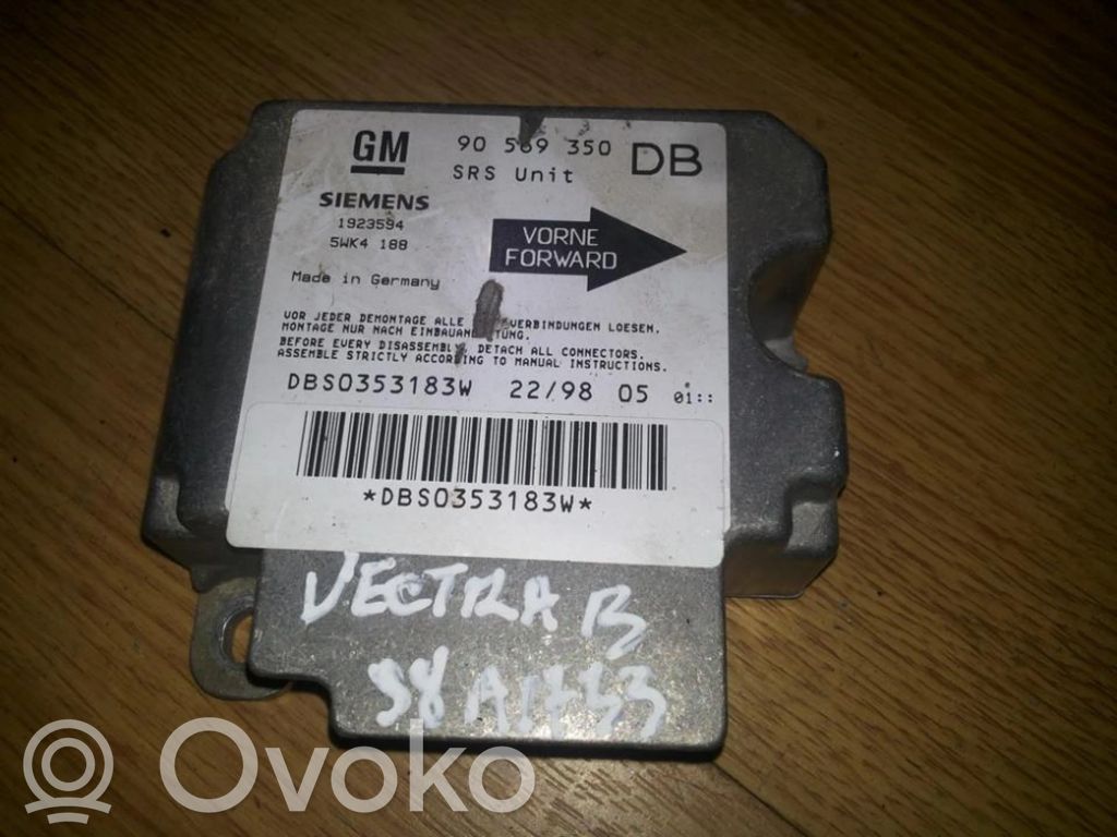 Centralina/modulo airbag   90569350DB,5WK4188,5WK4188,90569350DB