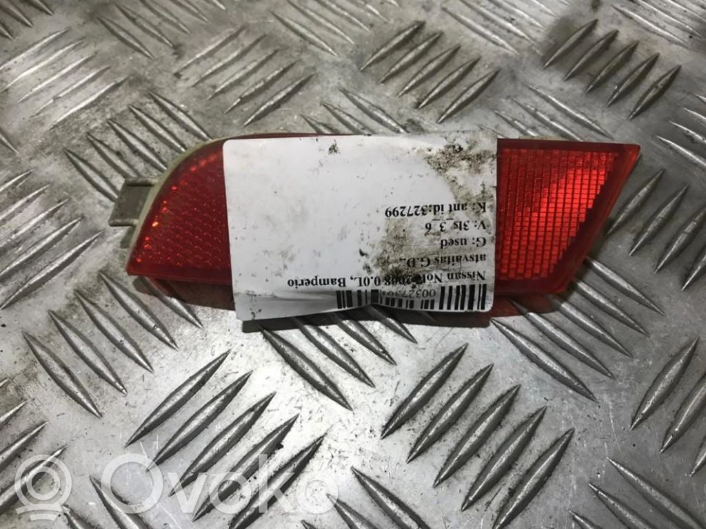Rear tail light reflector